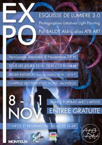 Soif de Culture - Expo Esquisse de lumière 3.0. Du 8 au 11 novembre 2019 à MONTEUX. Vaucluse. 